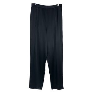 Vintage Women’s Pendleton Black Satin Pleated Pant